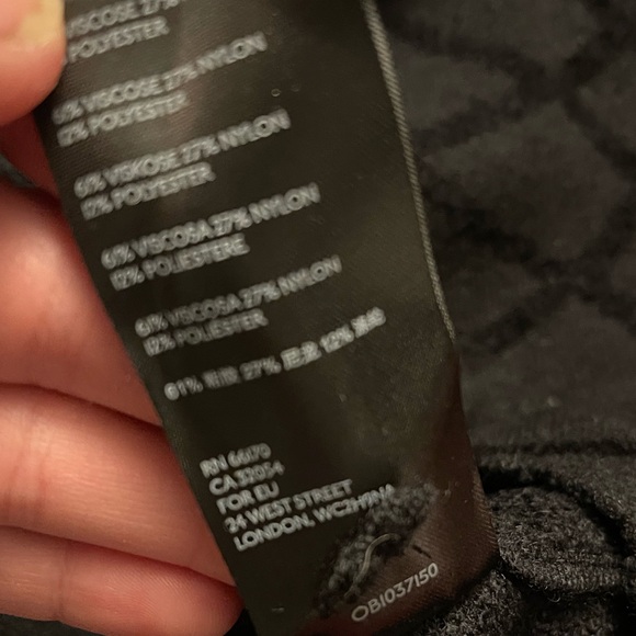 MAEVE by Anthropologie Kristina Chenille Knit Skirt Black Sz S - Picture 5 of 10